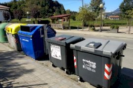 Contenedores cerrados en Ormaiztegi