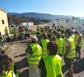 Visita instalación tratamiento de residuos