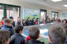 Visita escolar a las instalaciones de tratamiento de residuos