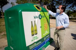 contenedor verde