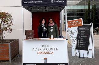 Cubos aireados para materia orgánica 